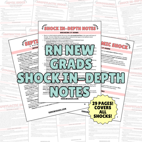 RN NEW GRADS SHOCK IN DEPTH PRODUCT PHOTO