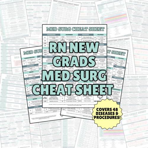 Med Surg Cheat Sheet Product Photo (1)