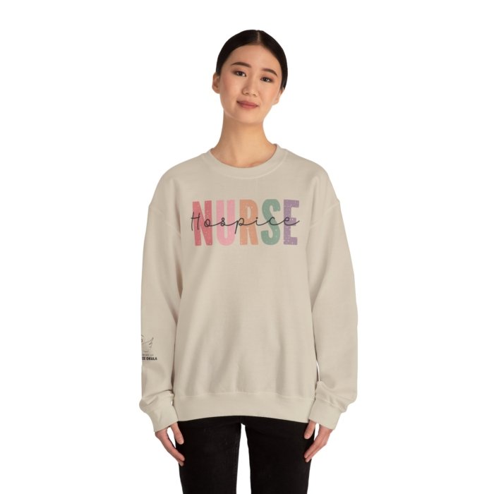 Hospice Nurse Crewneck - Image 34
