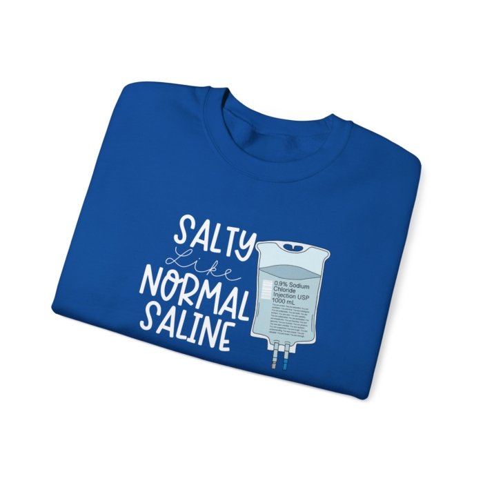 Salty Like Normal Saline Crewneck - Image 3