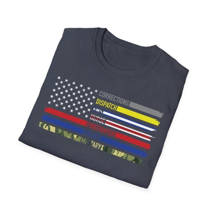 First Responders Flag T-Shirt - Image 37