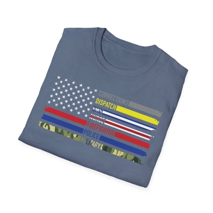First Responders Flag T-Shirt - Image 21