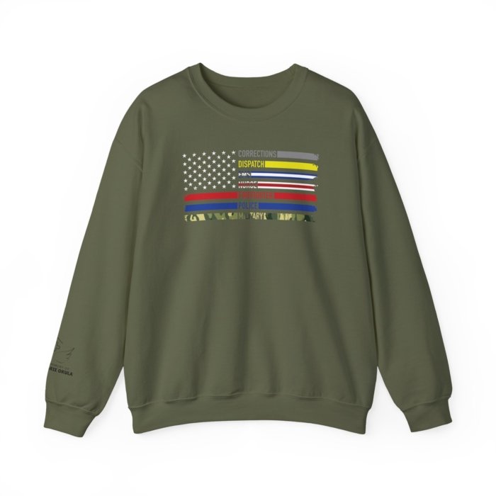 First Responder Flag Crewneck
