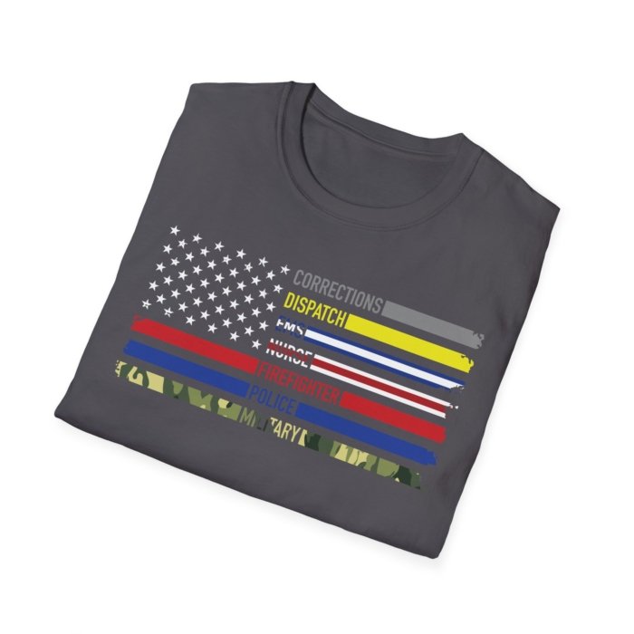 First Responders Flag T-Shirt - Image 25