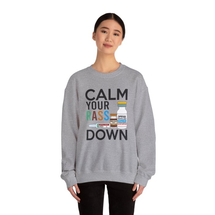 Calm Your RASS Down Crewneck - Image 9