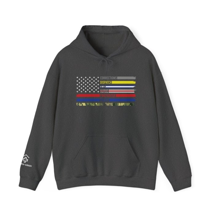 First Responder Flag Hoodie - Image 8