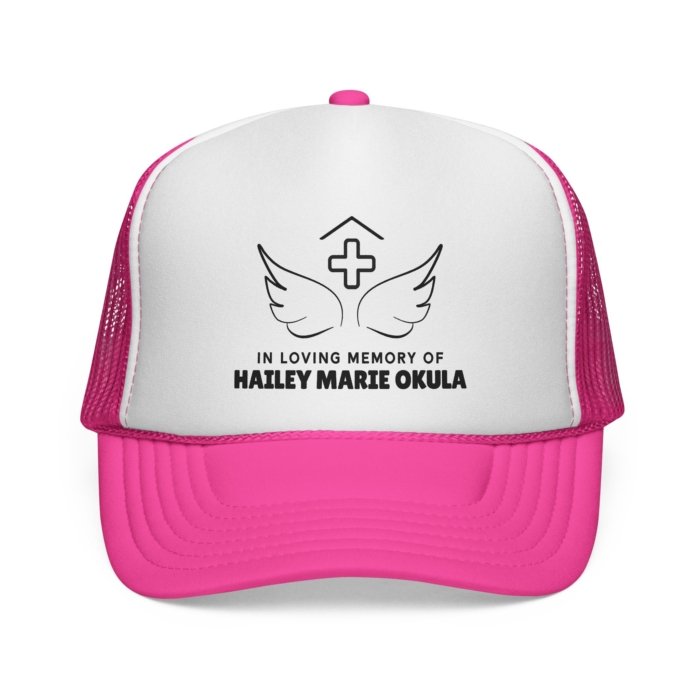 Memorial Tribute Trucker Hat - Honoring Hailey Marie Okula - Image 5