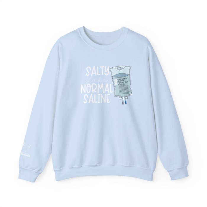 Salty Like Normal Saline Crewneck - Image 13