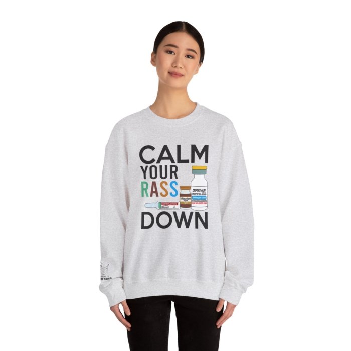 Calm Your RASS Down Crewneck - Image 4