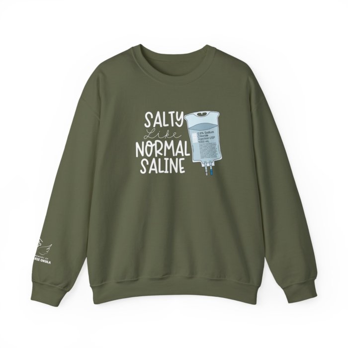 Salty Like Normal Saline Crewneck - Image 9