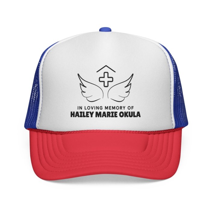 Memorial Tribute Trucker Hat - Honoring Hailey Marie Okula - Image 12