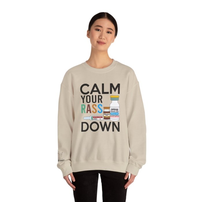 Calm Your RASS Down Crewneck - Image 34
