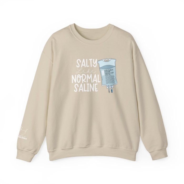 Salty Like Normal Saline Crewneck - Image 12