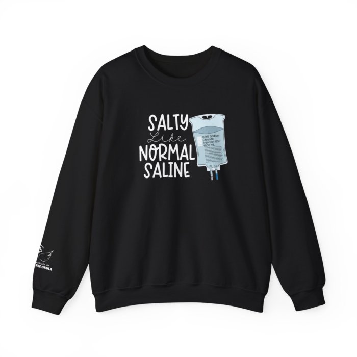 Salty Like Normal Saline Crewneck - Image 8