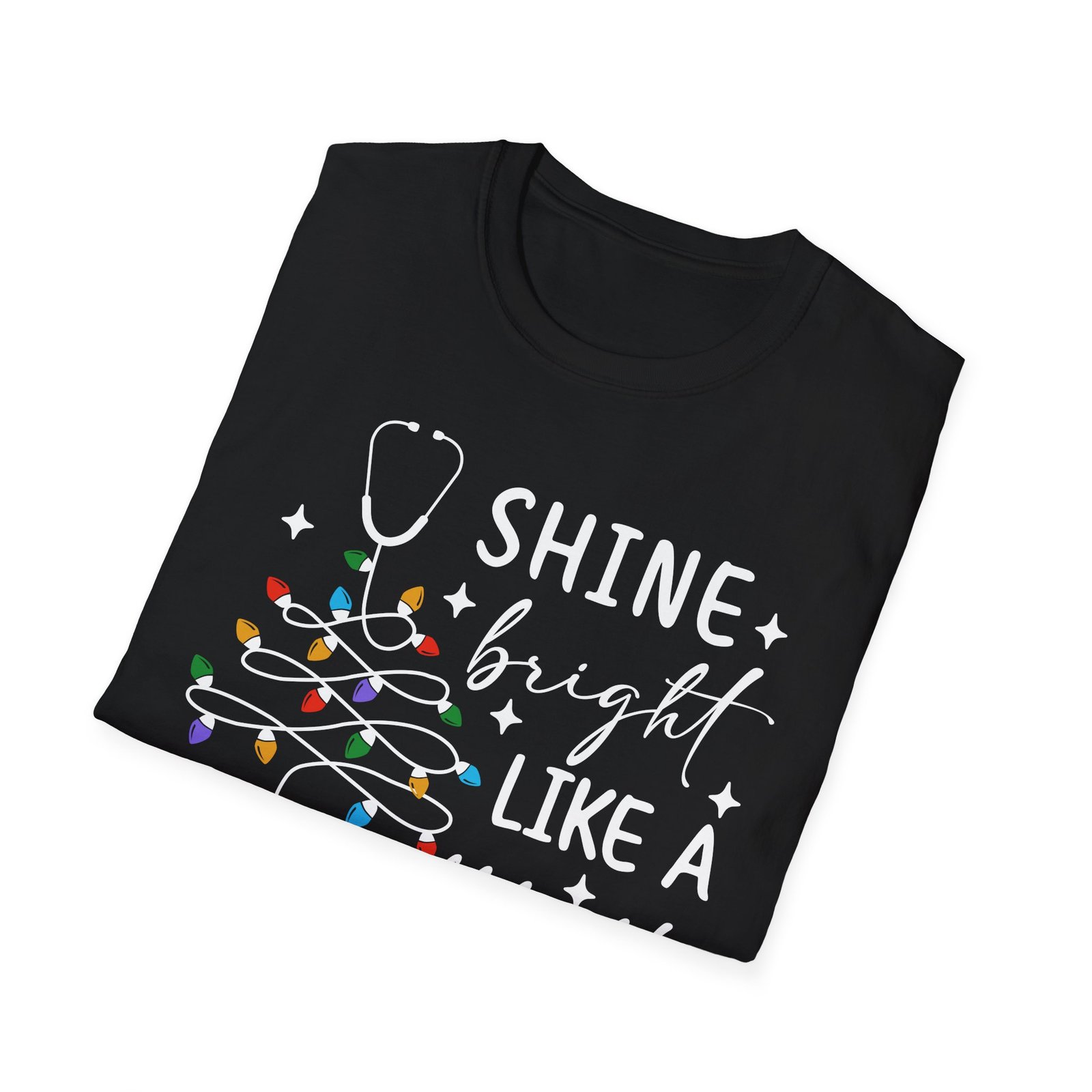 Shine Bright Like A Call Light T-Shirt - Image 4