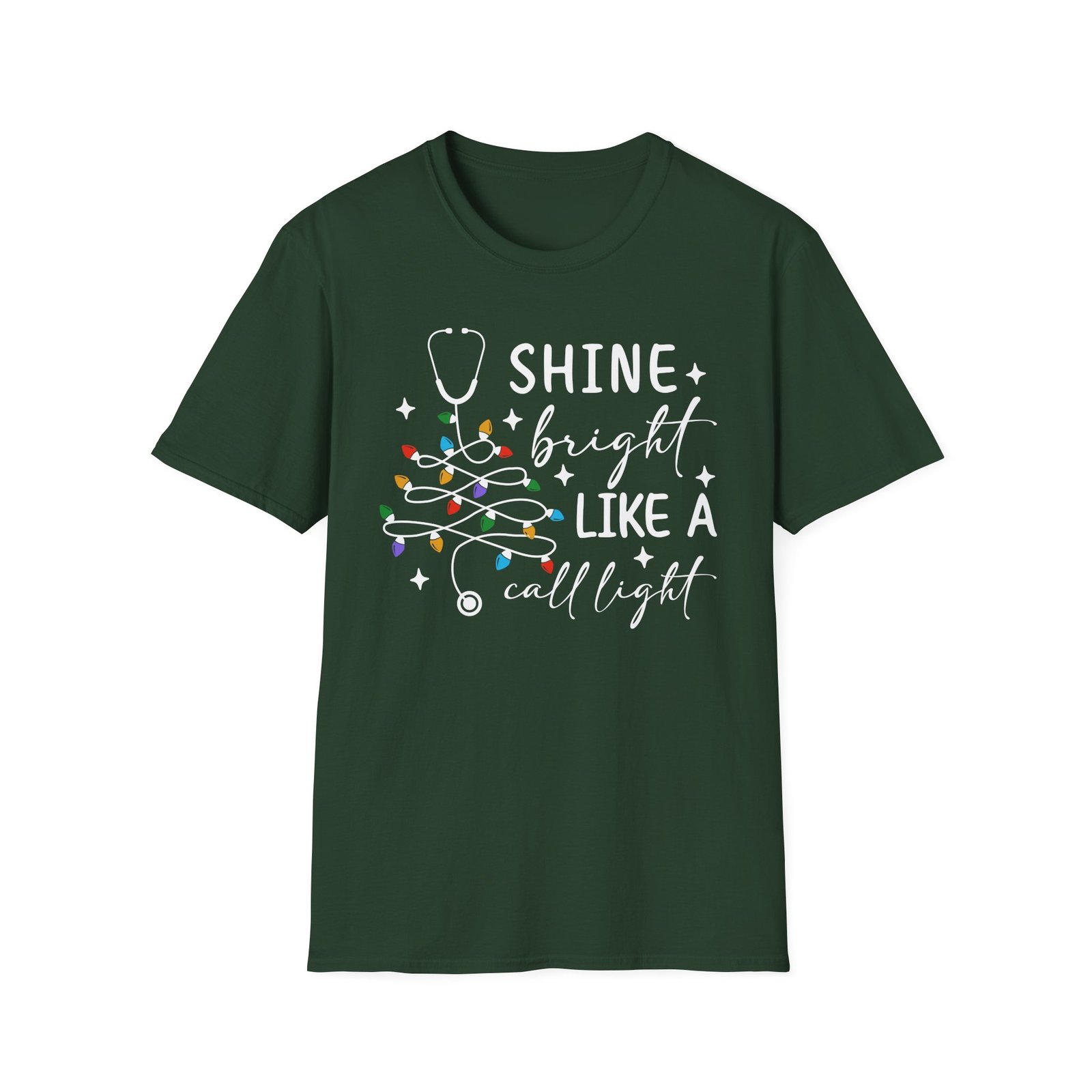 Shine Bright Like A Call Light T-Shirt - Image 13