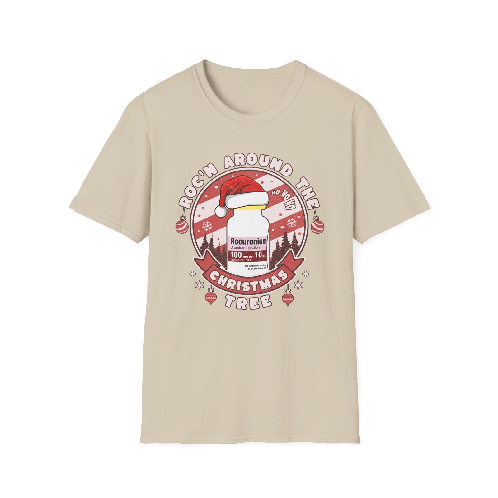 Roc'N Around the Christmas Tree T-Shirt - Image 6