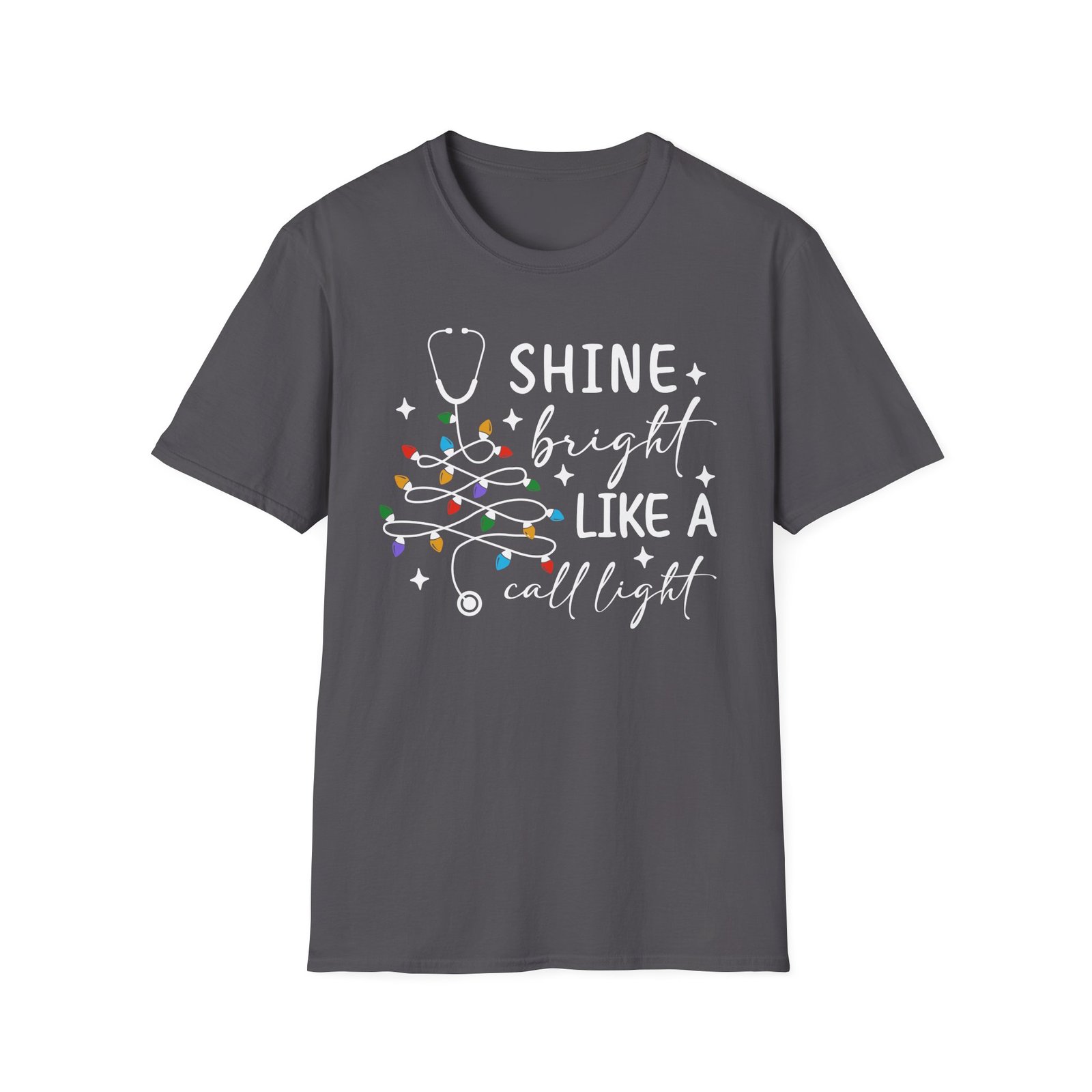 Shine Bright Like A Call Light T-Shirt - Image 5