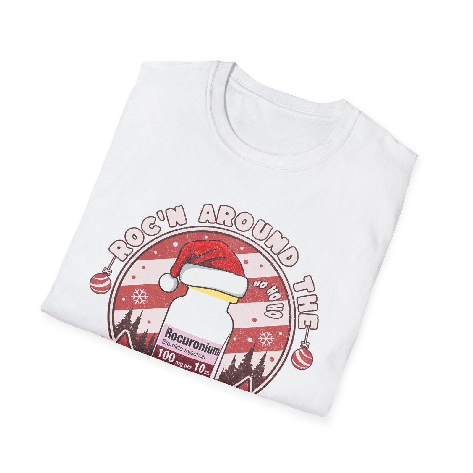 Roc'N Around the Christmas Tree T-Shirt - Image 4