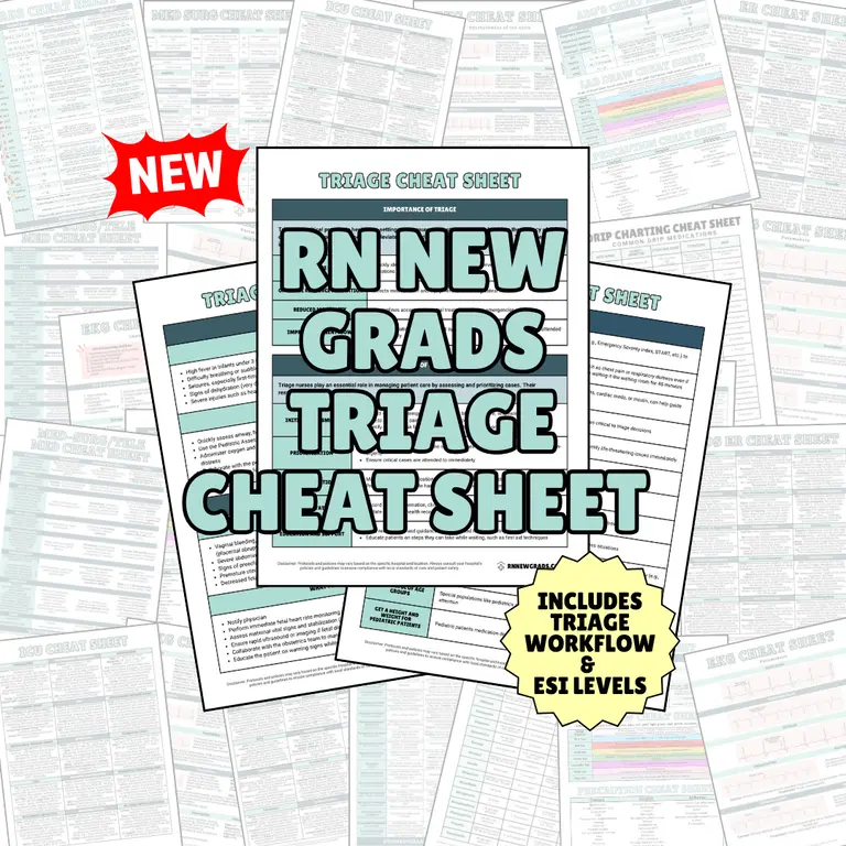 Triage Cheat Sheet