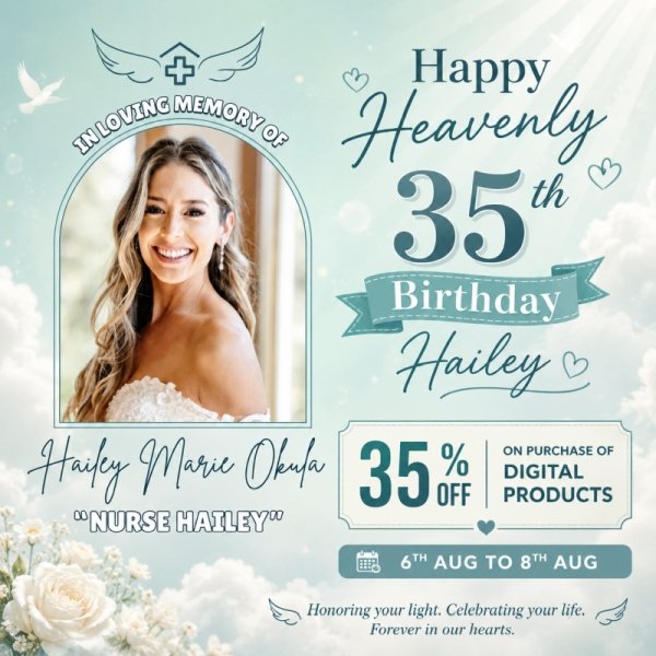 Happy Havenly Birthday-Hailey - 35% Off on Digital Products